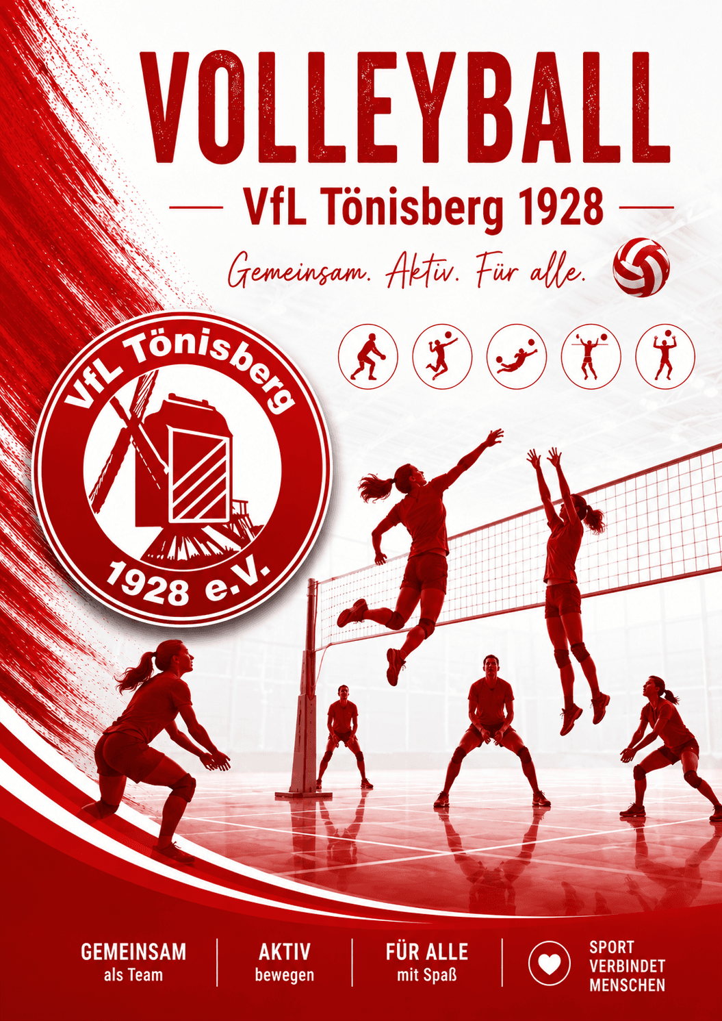 Volleyball — Hero-Bild